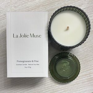 Brand new La Jolie Muse candle - 11oz Pomegranate & Pine